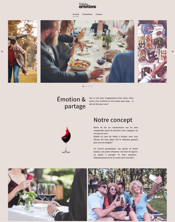 Création des sites internet / web, photographie & vidéo - Sion - Martigny - Sierre - Valais